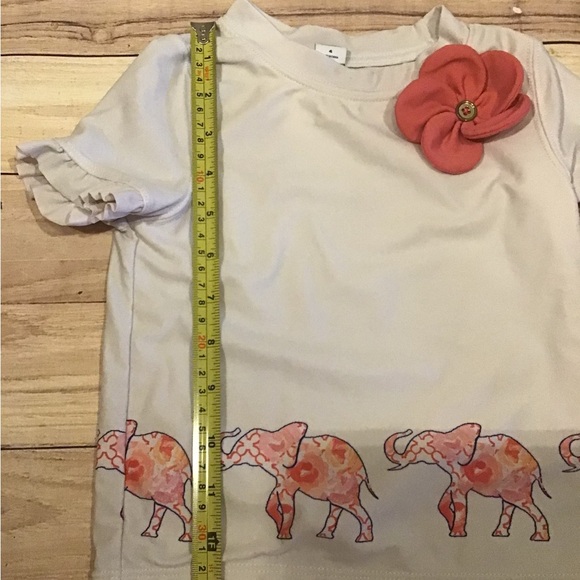Janie and jack elephant rashguard size 4 - Picture 2 of 5